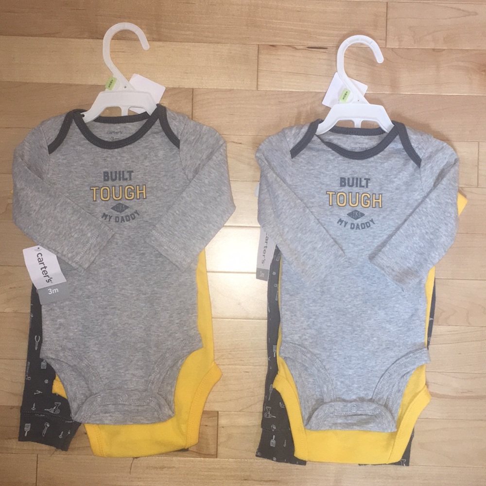 3 Piece Carter’s Baby Basics Twin Boy Set